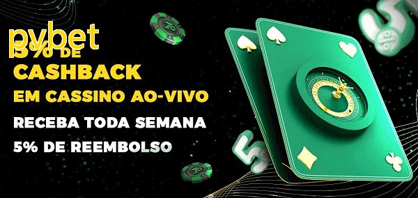 Promoções do cassino ao Vivo pvbet
